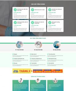 Theme wordpress trung tâm tiêm chủng 1