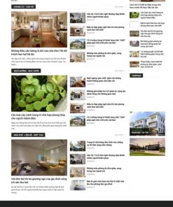 Theme wordpress tin tức tạp chí nhà đẹp