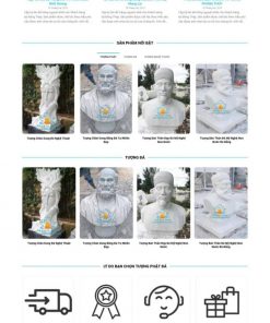 Theme wordpress bán tượng phật