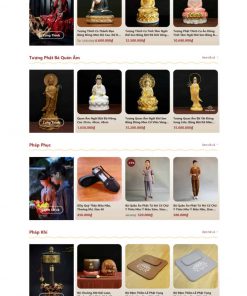 Theme wordpress vật phẩm phật giáo