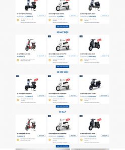 Theme wordpress bán xe điện 1