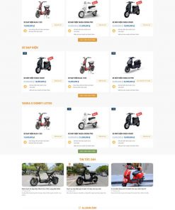 Theme wordpress bán xe điện 2