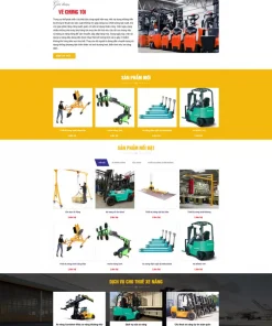 Theme wordpress bán xe nâng 1